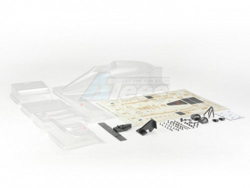 Carisma Scale Adventure Carisma Scale Adventure CRF Team Lotus Type 98T Clear Body Set