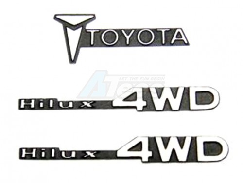 CChand RC4WD Trail Finder 2 Tamiya Hilux & Bruiser Metal Logo