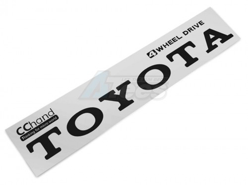 CChand RC4WD Trail Finder 2 Rear Emblems for TF2 (Black Vintage)