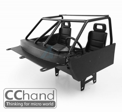 CChand RC4WD Trail Finder 2 Metal Interior for TF2 Body + SCX10 / SCX10 II Chassis