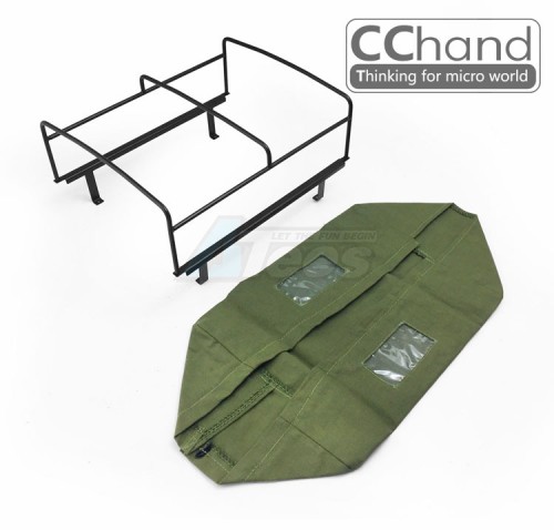 CChand Miscellaneous All LC70 Rear Bed Cage + Soft Top (Green)