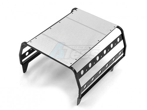 CChand Boom Racing BRX01 Rear Bed Cage + Diamond Plate for LC70 Body