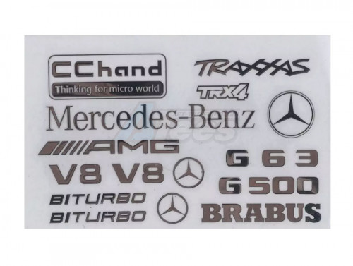 CChand Traxxas TRX-4 TRX4 TRX6 G63 G500 Logo