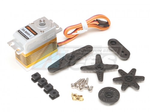 DS Power Miscellaneous All Aluminum Case Metal Gears Brushless Digital Servo 32KG 0.12S@7.4V for 1/10 & 1/8 RC