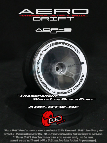 DS Racing Miscellaneous All Aero Drift Performance Flat Transparent / White Lip