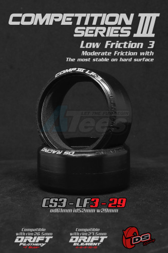 DS Racing Miscellaneous All Drift Tire Competition Series III - LF3 Width 29mm