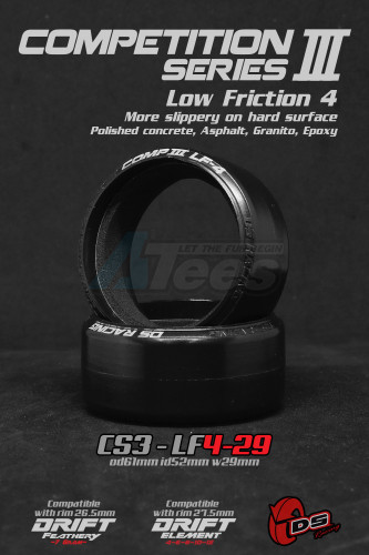 DS Racing Miscellaneous All Drift Tire Competition Series III - LF4 Width 29mm