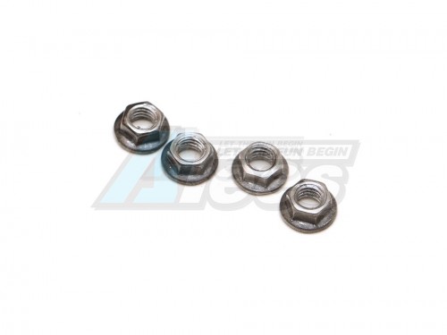 DS Racing Miscellaneous All Nut M4 Hex 5.5MM Black