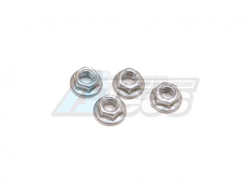 DS Racing Miscellaneous All Nut M4 Hex 5.5MM Silver