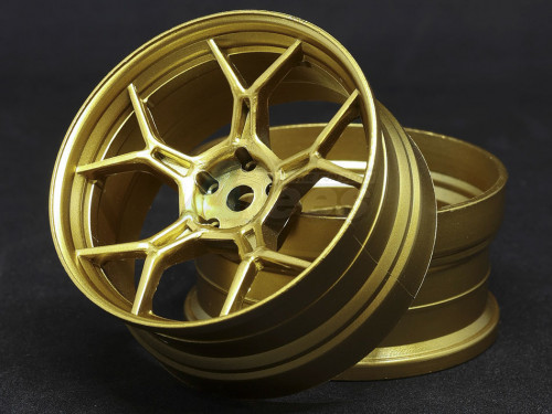 DS Racing Miscellaneous All Drift Feathery Rim Gold Color (2pcs)