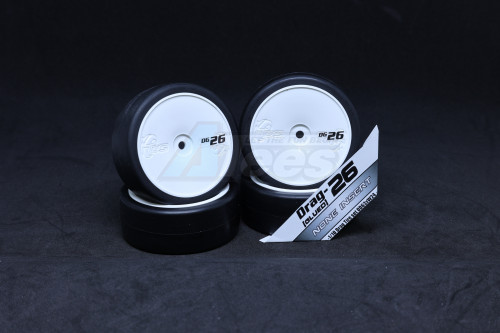 DS Racing Miscellaneous All Drag Tires DG-26 (Non-Insert) 4pcs