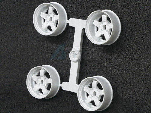 DS Racing Miscellaneous All Mini-Z Rim White Color 8.5mm Narrow