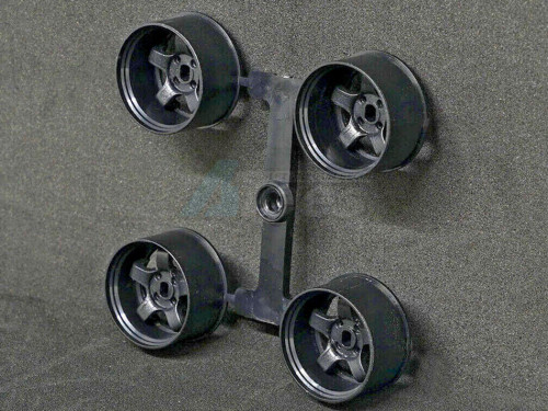 DS Racing Miscellaneous All Mini-Z Rim Black Color 11mm Wide