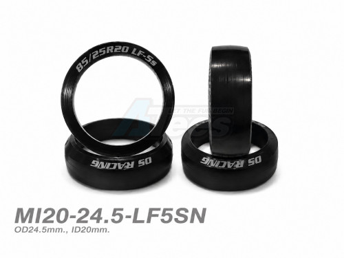 DS Racing Miscellaneous All LF-5S ID20-OD24.5mm (Narrow 4 pcs)