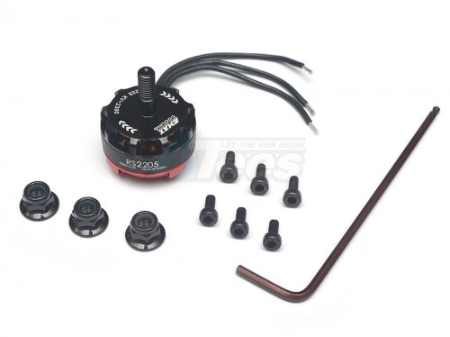 EMAX Miscellaneous All EMAX RS2205 KV2300 Racing Edition Multi-Rotor Motor CW MOTOR-DIRECTION (CCW Thread) Red