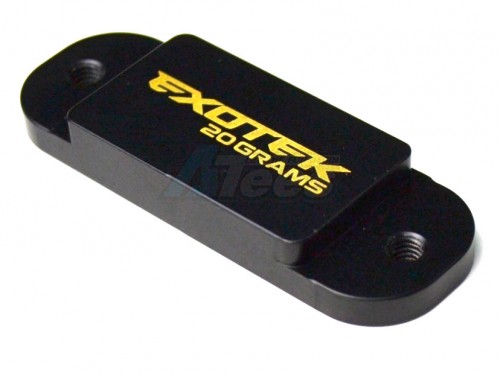 EXOTEK Racing Team Durango DEX210 Front Brass Weight Black