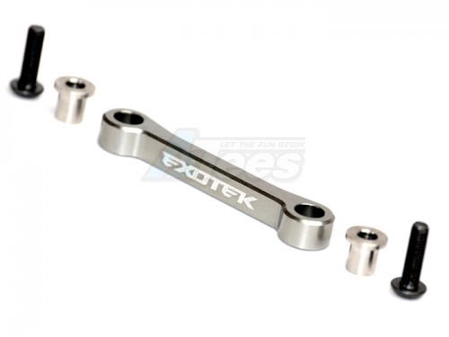 EXOTEK Racing Team Losi 22T 22-4 STEER LINK ALLOY W/ BUSHIN Gun Metal