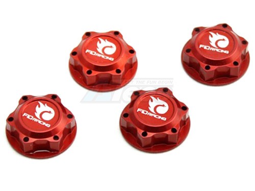 FID Racing Team Losi 5IVE-T Wheel Nut Red