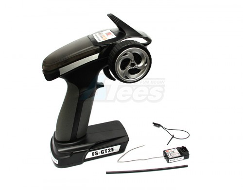Fly Sky Miscellaneous All Flysky FS-GT2E 2.4GHZ 2CH Gun Transmitter For RC Cars w/ Receiver