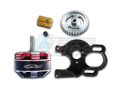 Furitek Miscellaneous All Ultimate Brushless Conversion Kit (2204 Motors Motor Mount Spur And Pinion)