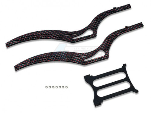 Furitek Miscellaneous All Scythe CF Rail Frame - Red