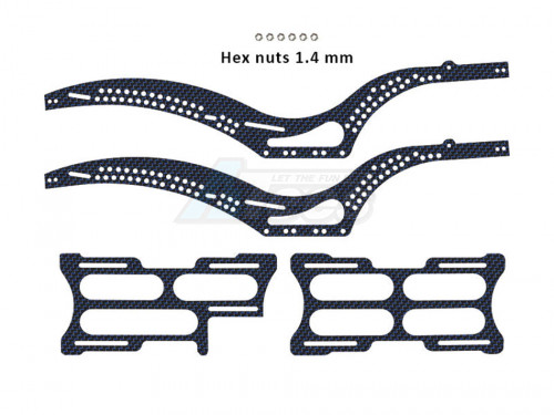 Furitek Miscellaneous All Furitek Scythe CF Rail Frame - Blue
