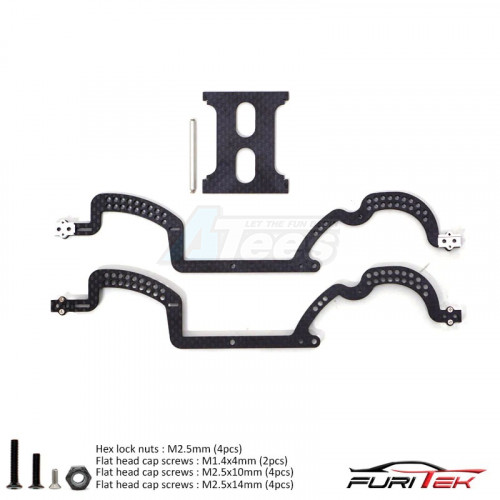 Furitek Traxxas TRX-4M Grasshopper Frame Kit For Carbon Fiber Version