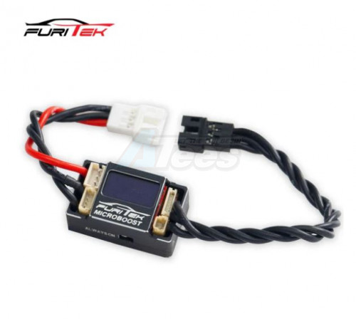 Furitek Miscellaneous All Furitek Microboost 2s Lipo 25a/50a Brushless Sensored/Sensorless Esc For 1/24 1/28 Drift/race w/LCD Display -Black