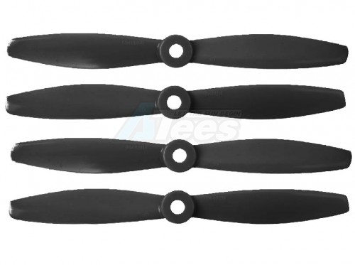 Gemfan Miscellaneous All Gemfan 6x3 Carbon Nylon Propeller 2pcs CW 2pcs CCW Set Black