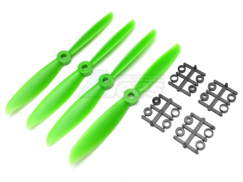Gemfan Miscellaneous All Gemfan 6x4.5 Nylon Glass Fiber Propeller (Set of 4 - CCW) Green