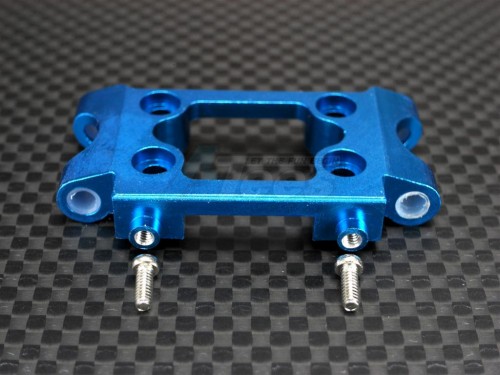GPM Racing Team Associated RC10B4 Aluminum Front Arm Bulk With Screws Set Blue