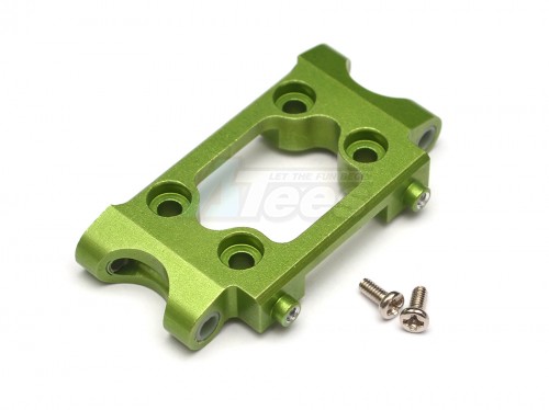 GPM Racing Team Associated RC10B4 Aluminum Front Arm Bulk With Screws Set Green
