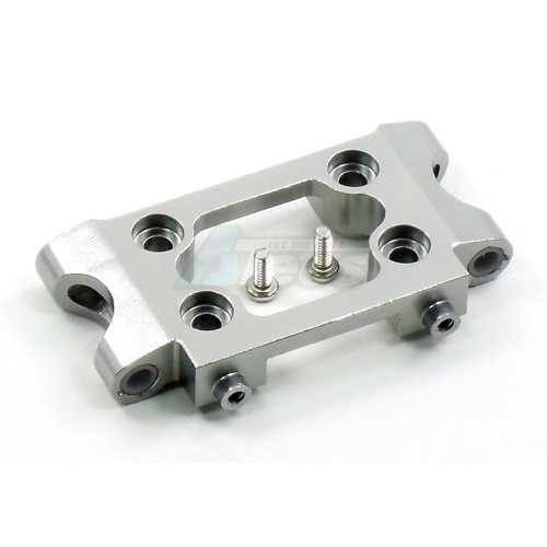 GPM Racing Team Associated RC10B4 Aluminum Front Arm Bulk With Screws Set Gun Metal