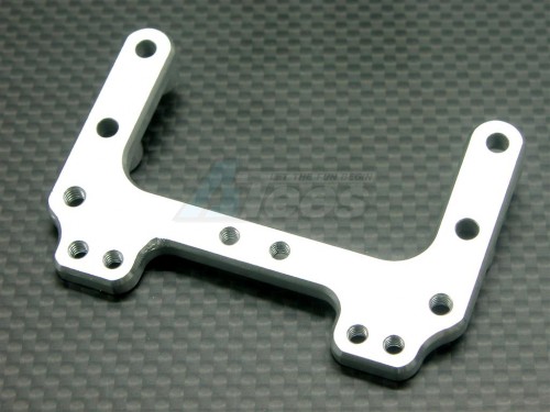 GPM Racing Team Associated RC10B4 Aluminum Upper Deck Connecting Rear Gear Box Silver