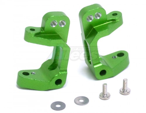 GPM Racing Team Associated RC10B4 Aluminum C-hub With Screws And Shims -1pr Set Green