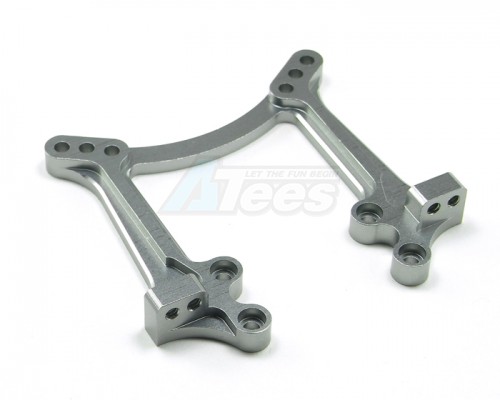 GPM Racing Team Associated RC10B4 Aluminum Front Shock Tower Gun Metal