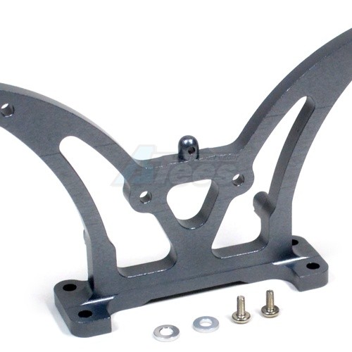 GPM Racing Team Associated RC10B4 Aluminum Rear Shock Tower Gun Metal