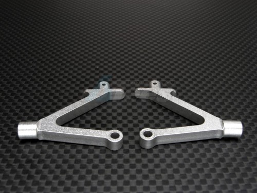 GPM Racing Team Associated RC10B4 Aluminum Rear Wing Mount 1 Pair Silver