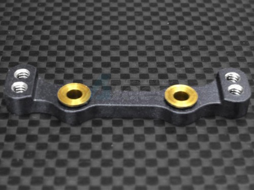 GPM Racing Team Associated RC10B4 Aluminum Setting Steering Plate Gun Metal