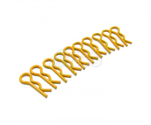GPM Racing Miscellaneous All Small Flu Body Clips Set - 10pcs( 1 Color) OR