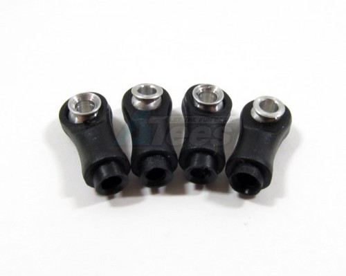 GPM Racing Miscellaneous All Rebuild Kit Long Ball Ends For Shocks 4 Pieces Black