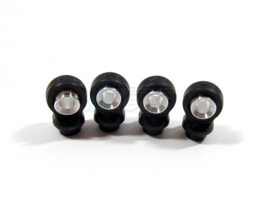 GPM Racing Miscellaneous All Nylon Small Ball Ends For Adp/ Dp 100mm ( D5.8mm) With Balls-2prs Black