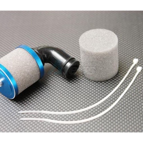 GPM Racing Miscellaneous All Aluminum Air Filter With Spare Foam For 21 Class Original Engine Blue