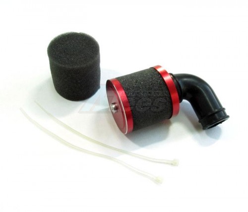 GPM Racing Miscellaneous All Aluminum Air Filter With Spare Foam For 21 Class Original Engine Red