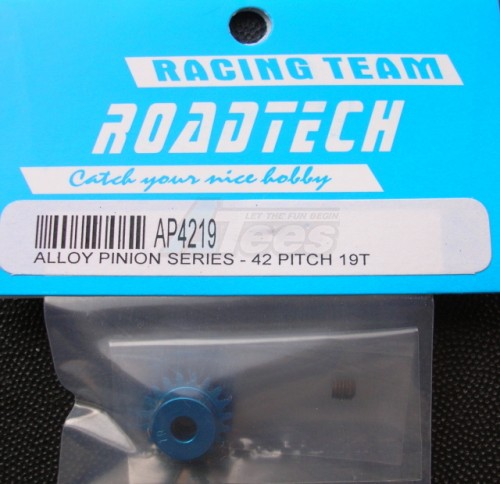 GPM Racing Tamiya TA02 Aluminum Pinion Series - 42 Pitch 19T Blue