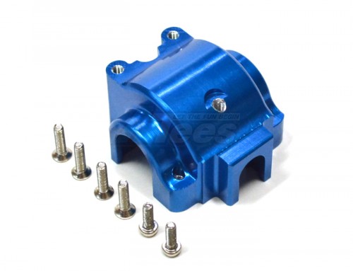 GPM Racing Team Associated RC18T Aluminum Front Or Rear Gear Box - 1Piece Set Blue