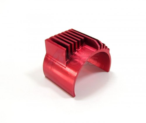 GPM Racing Team Associated RC18B Aluminum Motor Heat Sink (11 Fins) - 1pc Red