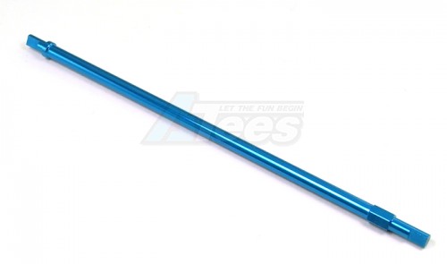 GPM Racing Team Associated RC18MT Aluminum Main Shaft - 1 Piece Blue