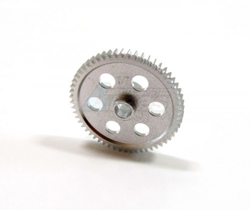 GPM Racing Team Associated RC18T Aluminum Main Gear 57T - 1pc Silver