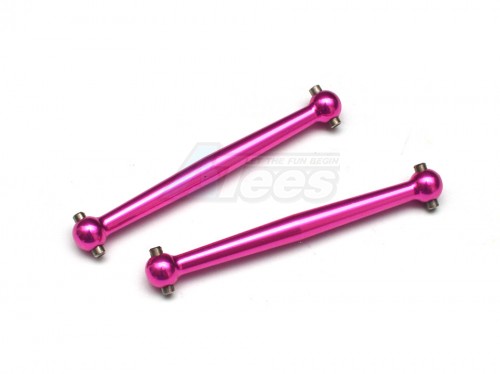 GPM Racing Team Associated RC18B Aluminum Front/rear Dog Bone (43mm) - 1pr Pink